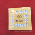 round tin tea candle 12g pressed way tealight